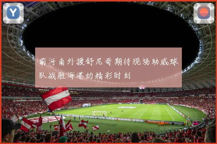 前河南外援舒尼奇期待现场助威球队战胜海港的精彩时刻